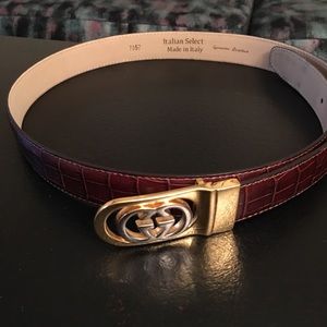 Men’s Vintage Gucci Belt buckle new leather belt